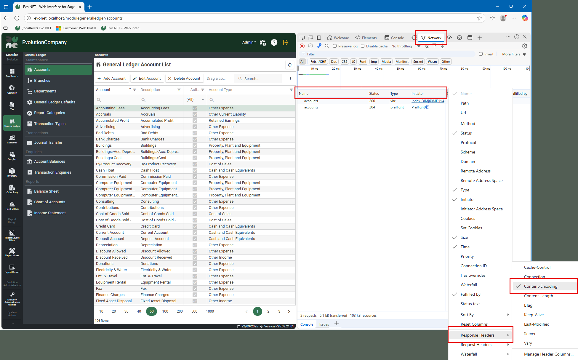 Chrome DevTools Response Encoding