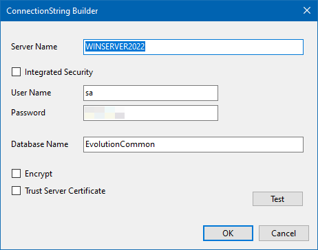ConnectionString Builder