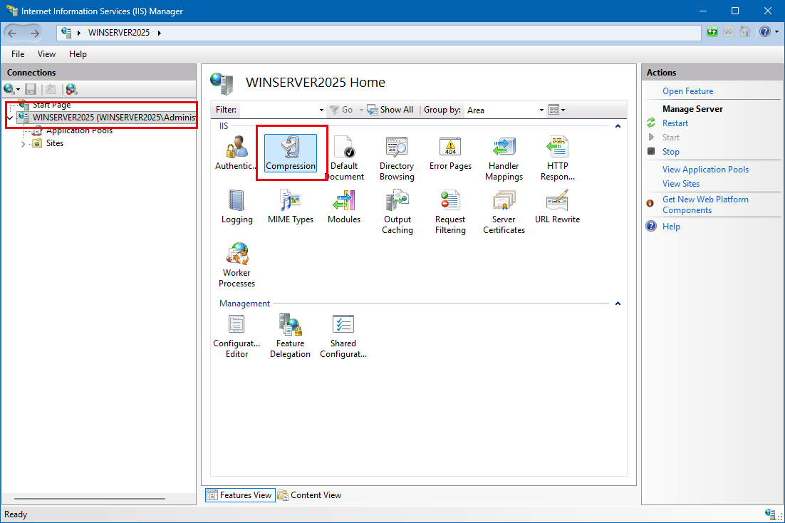 IIS Compression