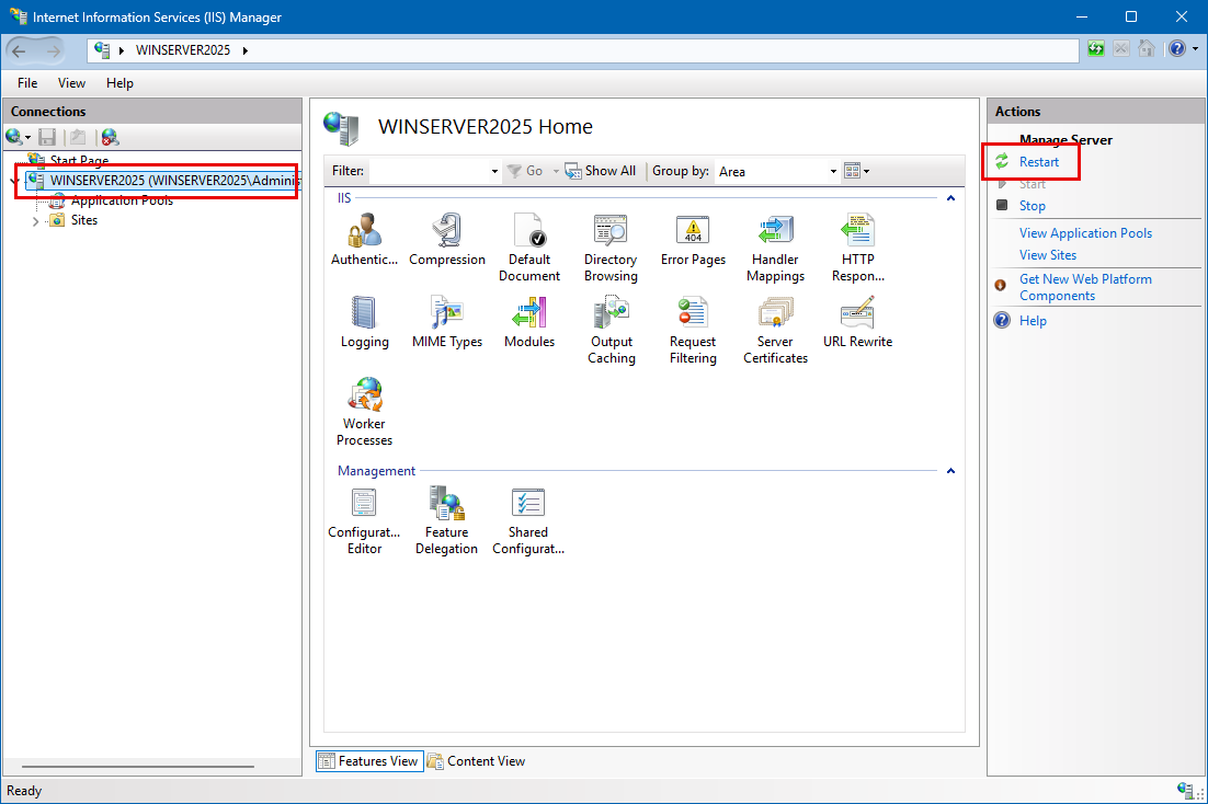 IIS Restart