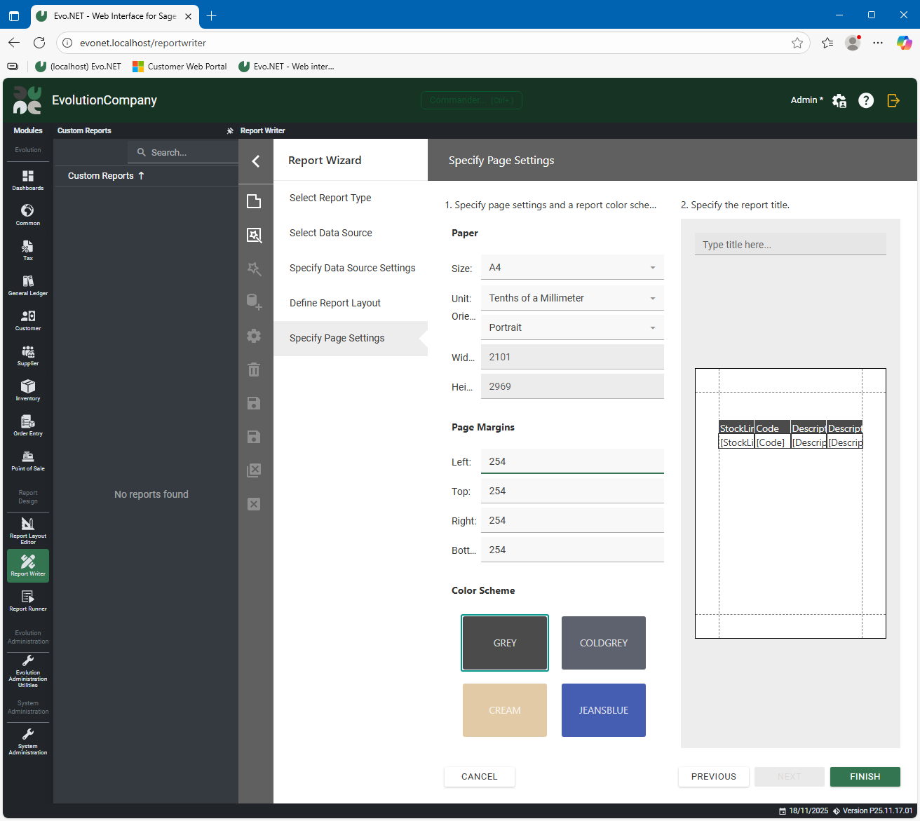 Stock Item Listing Report (06)